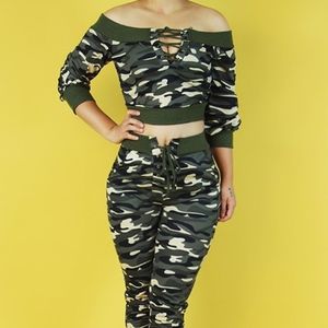 Cameo Camo Jogger Set